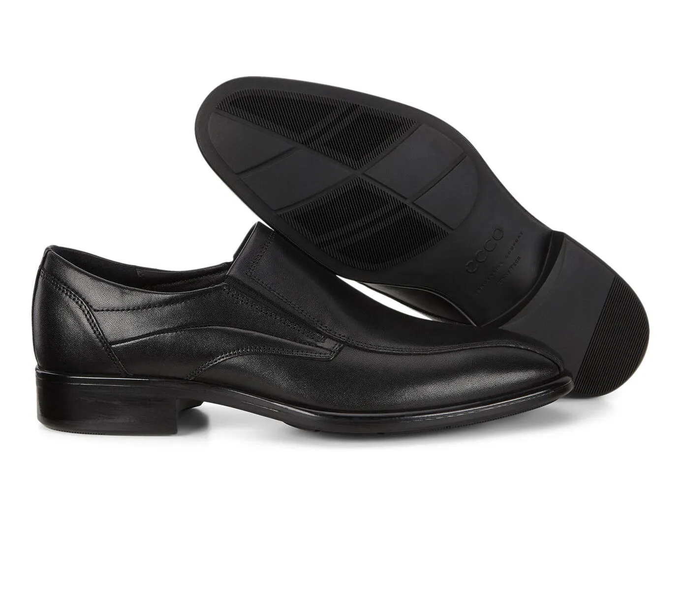 ECCO 512714 Citytray Black Dress Slip-on
