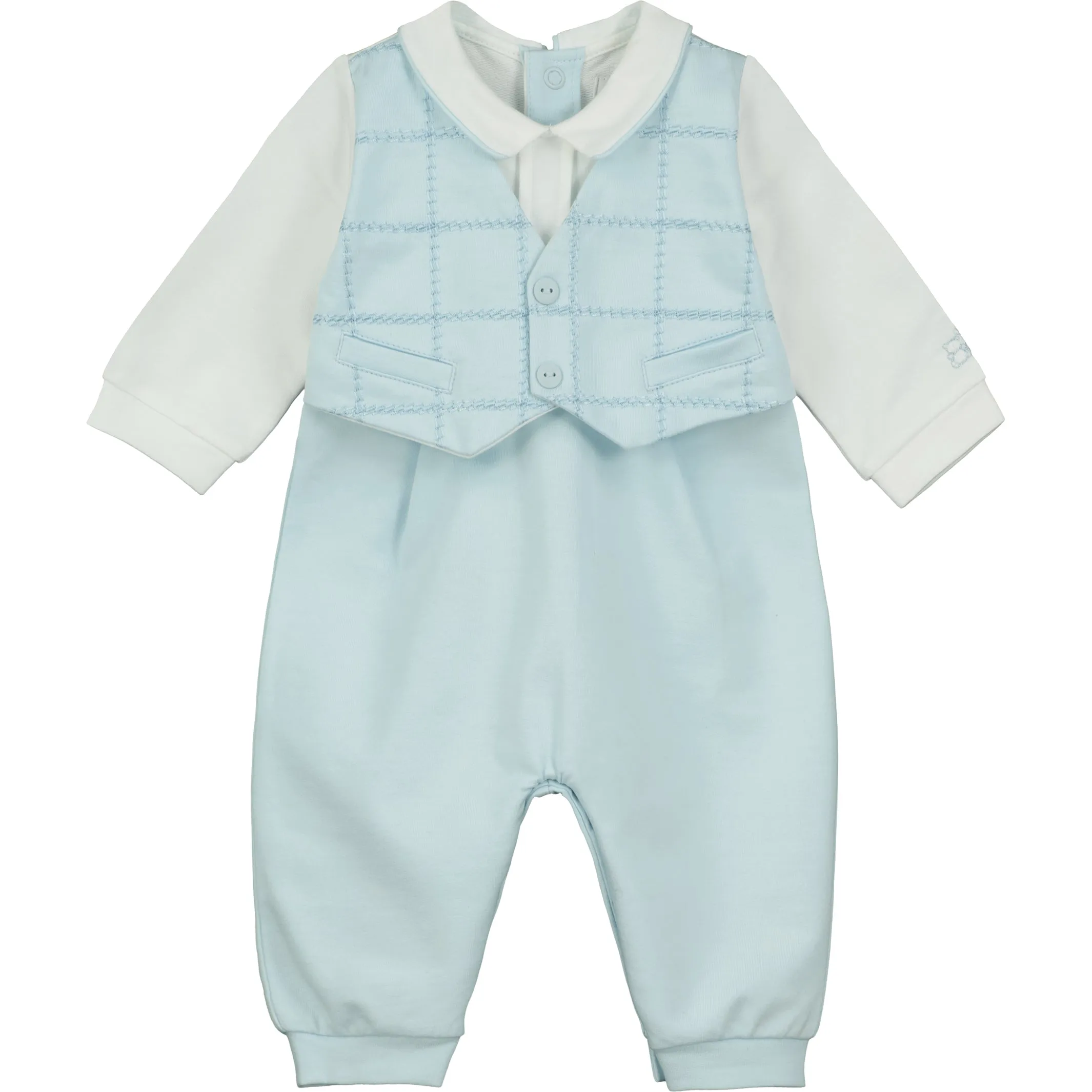 Elton Smart Blue Boys Babygrow