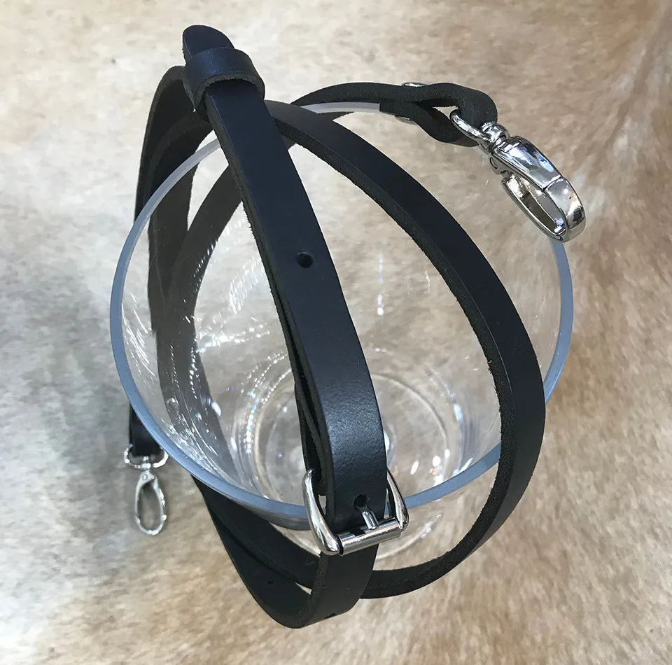 Emma Black Lizard w Silver Italian Fur