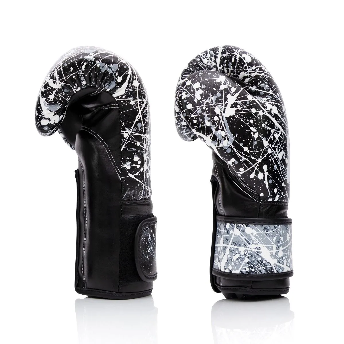 Fairtex BGV14 Korean Painter Black Muay Thai Boxing Gloves