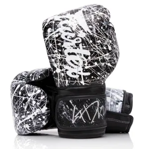 Fairtex BGV14 Korean Painter Black Muay Thai Boxing Gloves