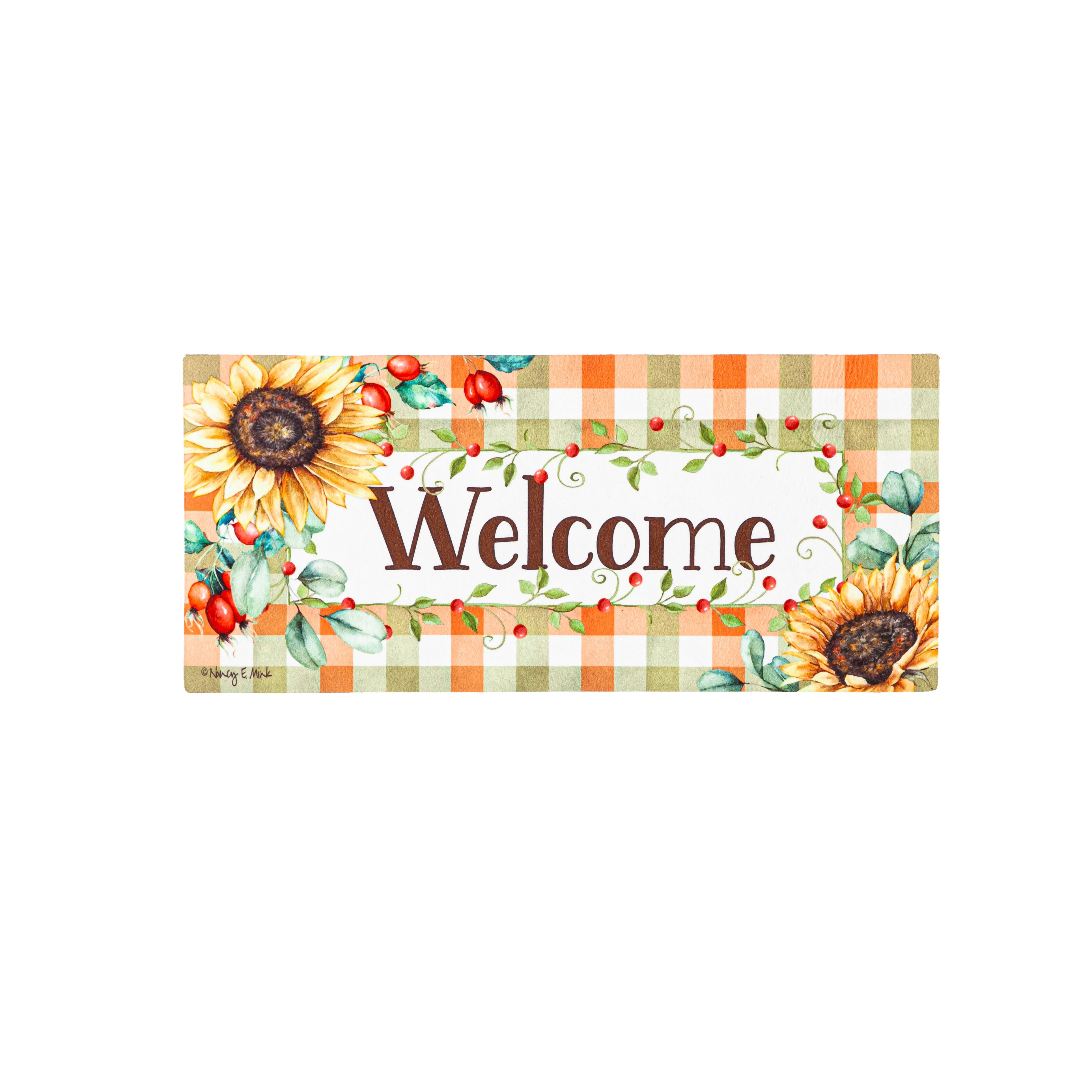 Farmhouse Fall Wreath Sassafras Switch Mat