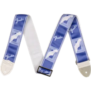 Fender 2" Monogrammed Strap, Lake Placid Blue