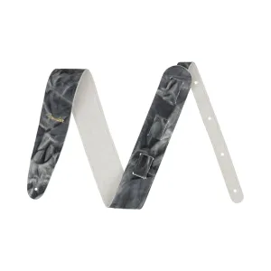 Fender Tie Dye Leather Strap in Black