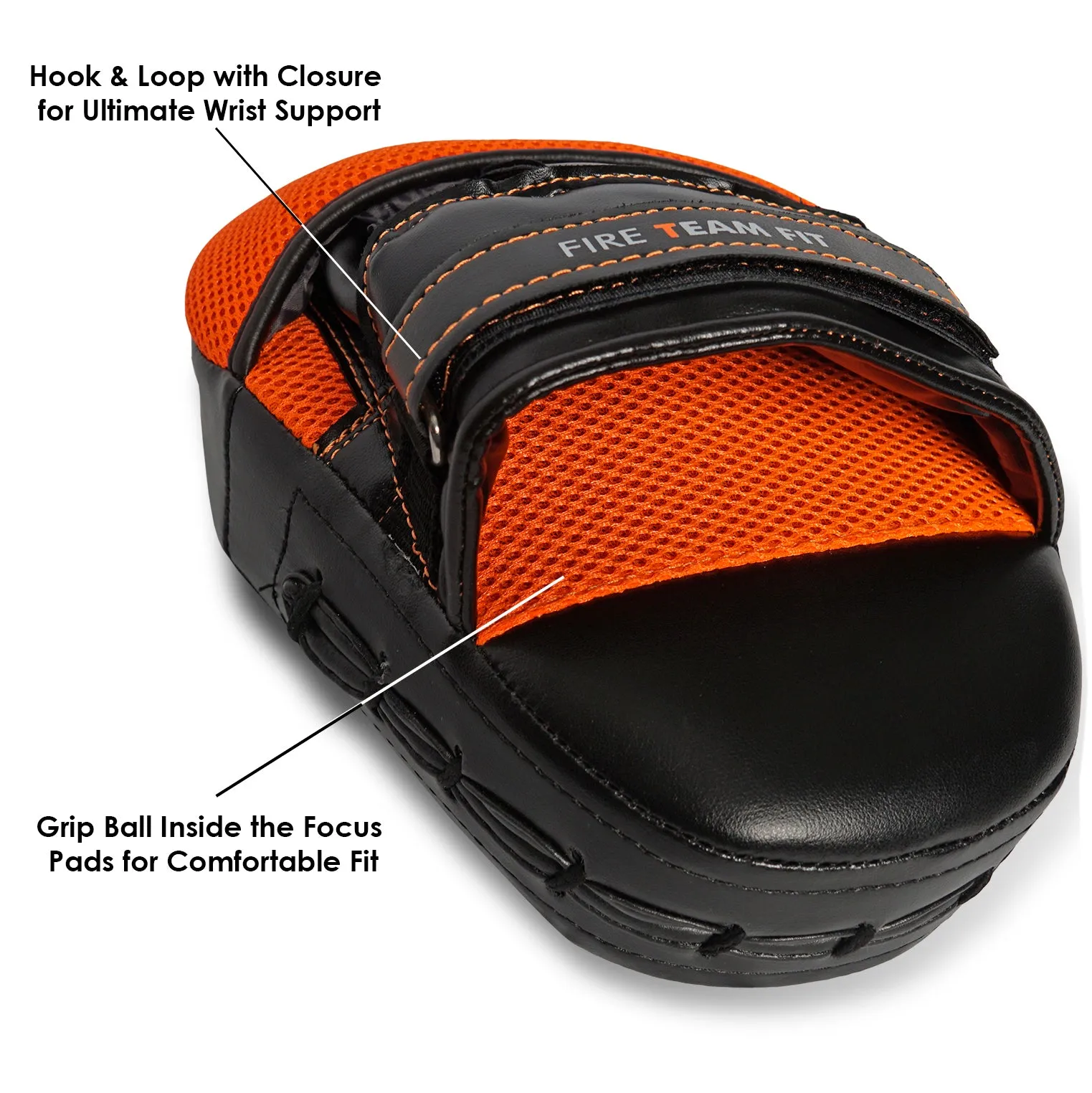 Fire Team Fit Boxing Mitts | Focus Mitts | Muay Thai Pads | Punching Mitts | Boxing Pads| Boxing Training Equipment