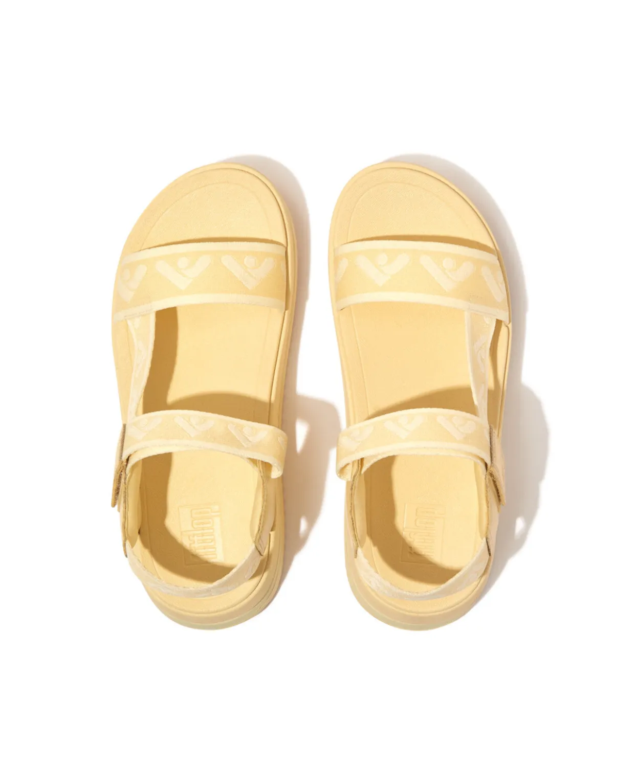 Fitflop Surff Webbing Back Strap Sandals Mellow Yellow