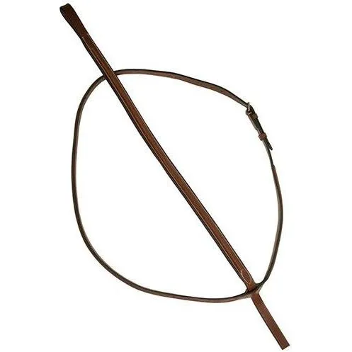 Flex Rider Chocolate Plain Raised Standing Martingale