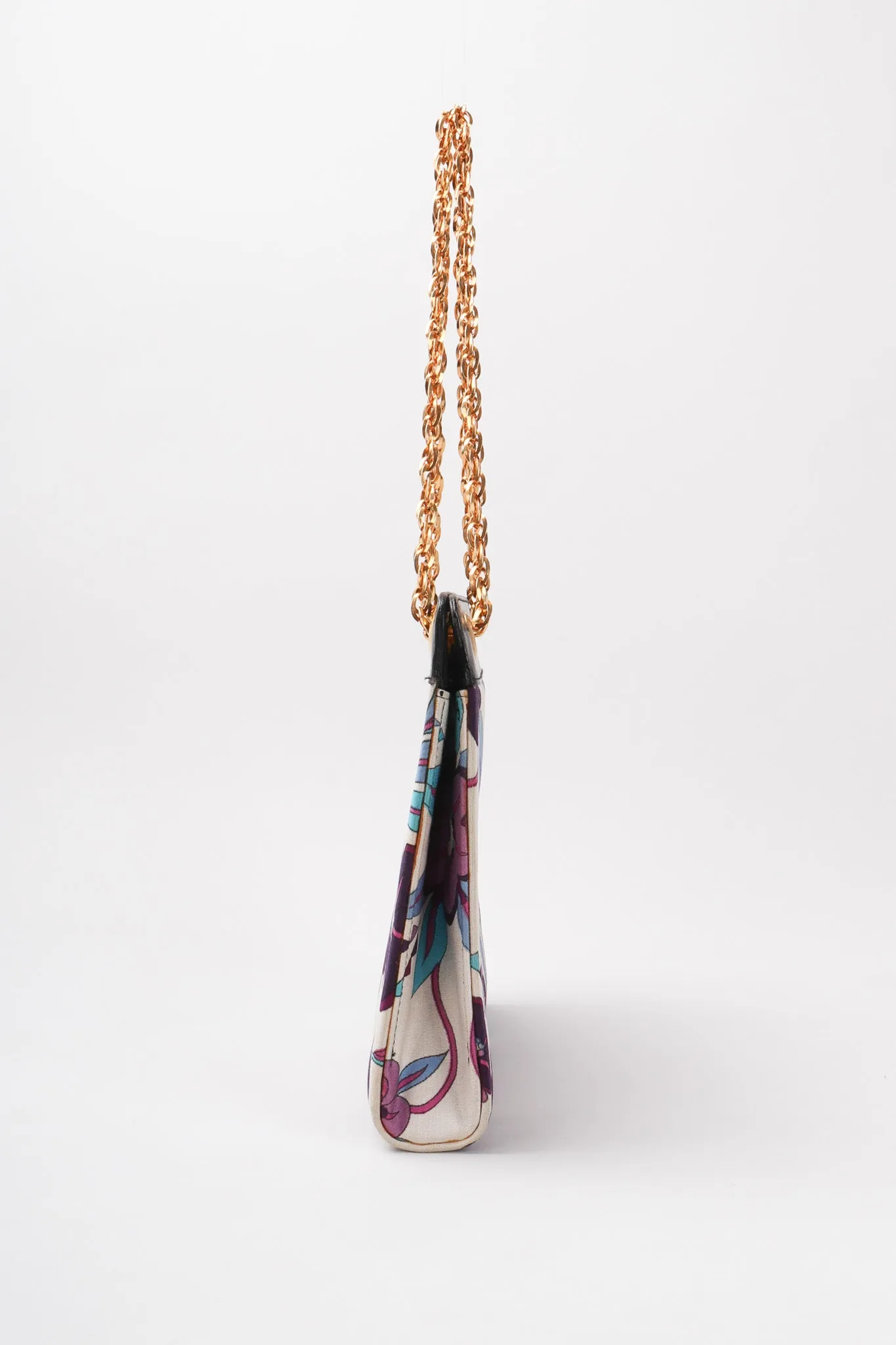 Floral Printed Chain Bag