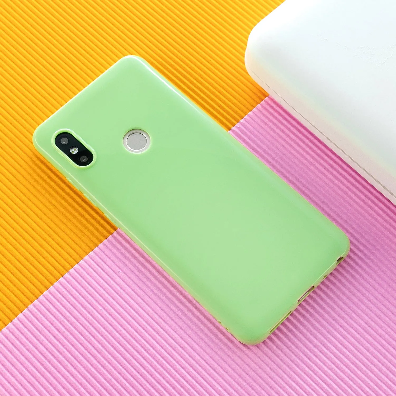 For Redmi GO/Note 5 Pro/Note 6 Pro Cellphone Cover Drop and Shock Proof Soft TPU Phone Case Classic Shell Taro purple