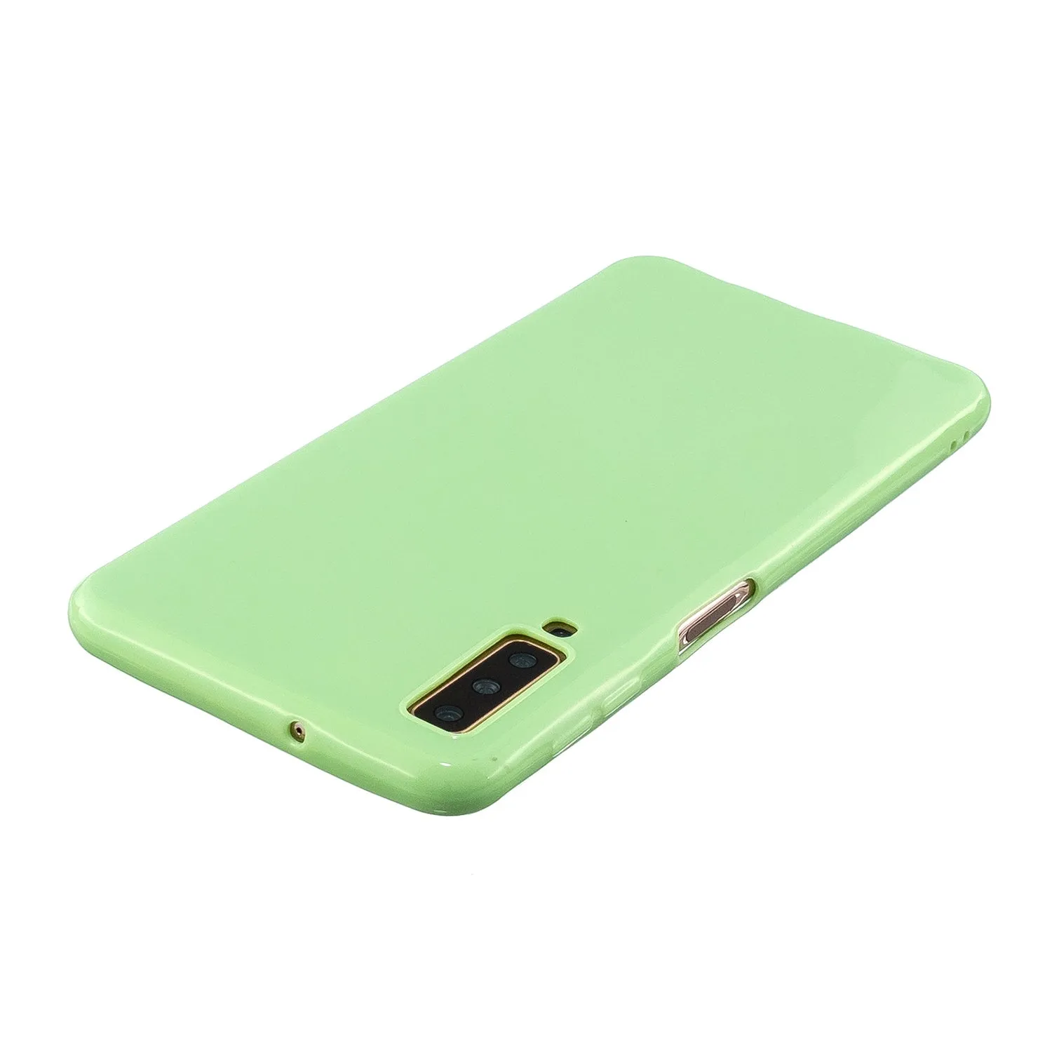 For Samsung A7 2018/A920 Smartphone Case Soft TPU Precise Cutouts Anti-slip Overal Protection Cellphone Cover  Sakura pink