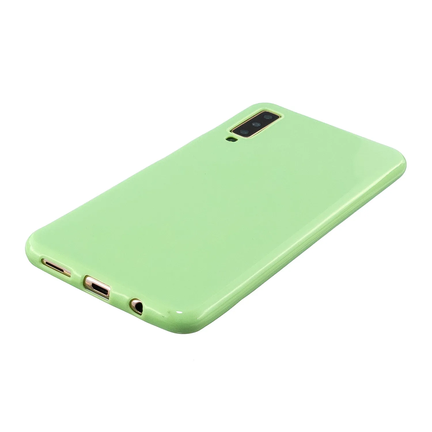 For Samsung A7 2018/A920 Smartphone Case Soft TPU Precise Cutouts Anti-slip Overal Protection Cellphone Cover  Sakura pink