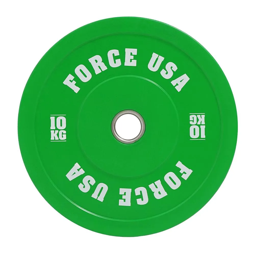 Force USA Pro Grade Coloured Bumper Plates (Sold individually)