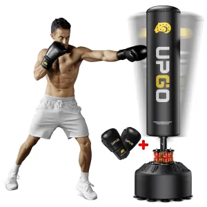 Freestanding Punching Bag 70''-205lbs W/ Boxing Gloves