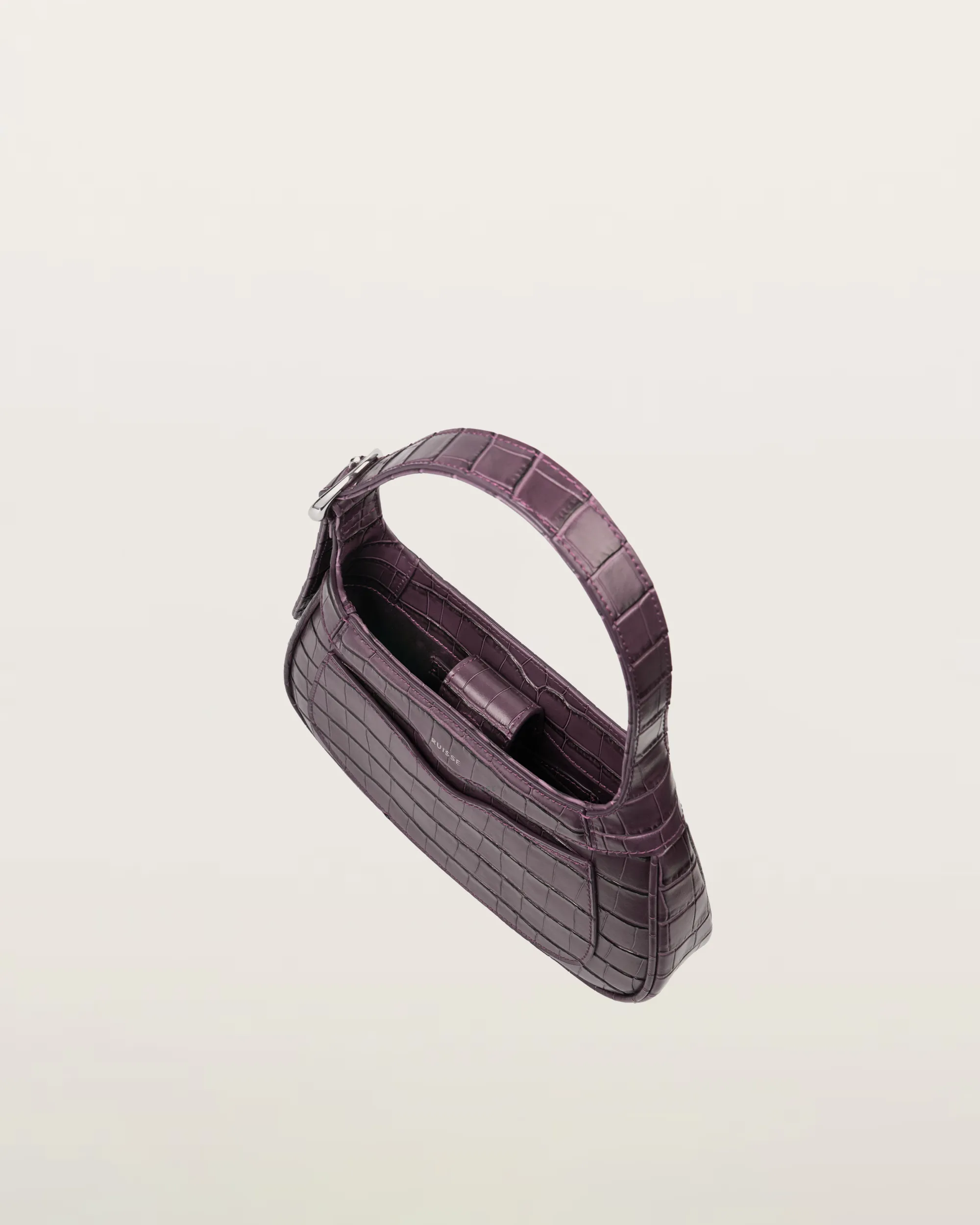 Freya Shoulder Bag - Brown Croc