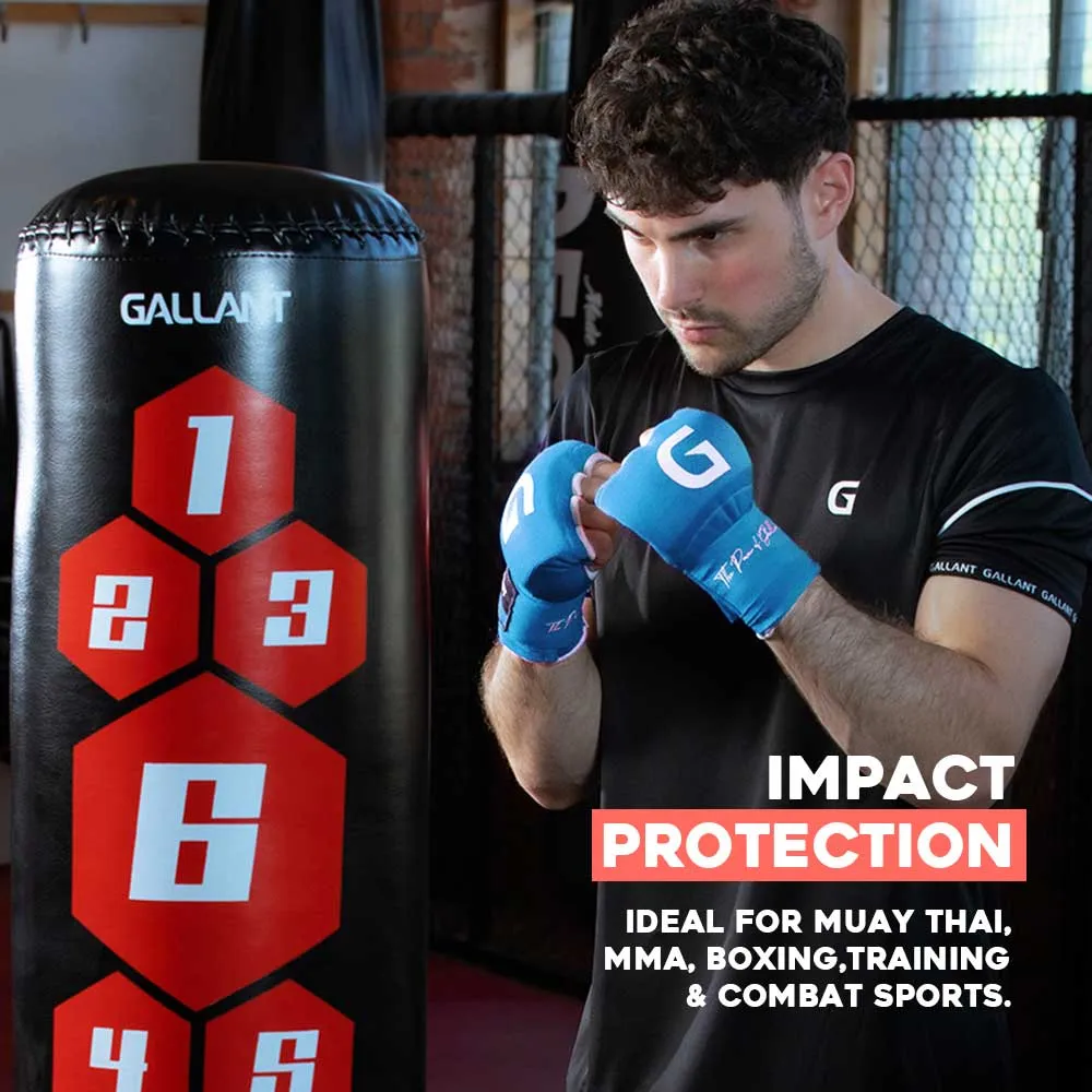 Gallant Heritage Boxing Gel Inner Hand Wrap - Blue - Boxing Hand Wraps