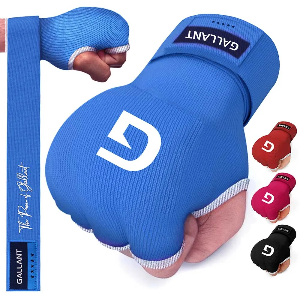 Gallant Heritage Boxing Gel Inner Hand Wrap - Blue - Boxing Hand Wraps