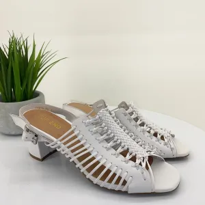 Ganza  To  Slingback - White - TE3