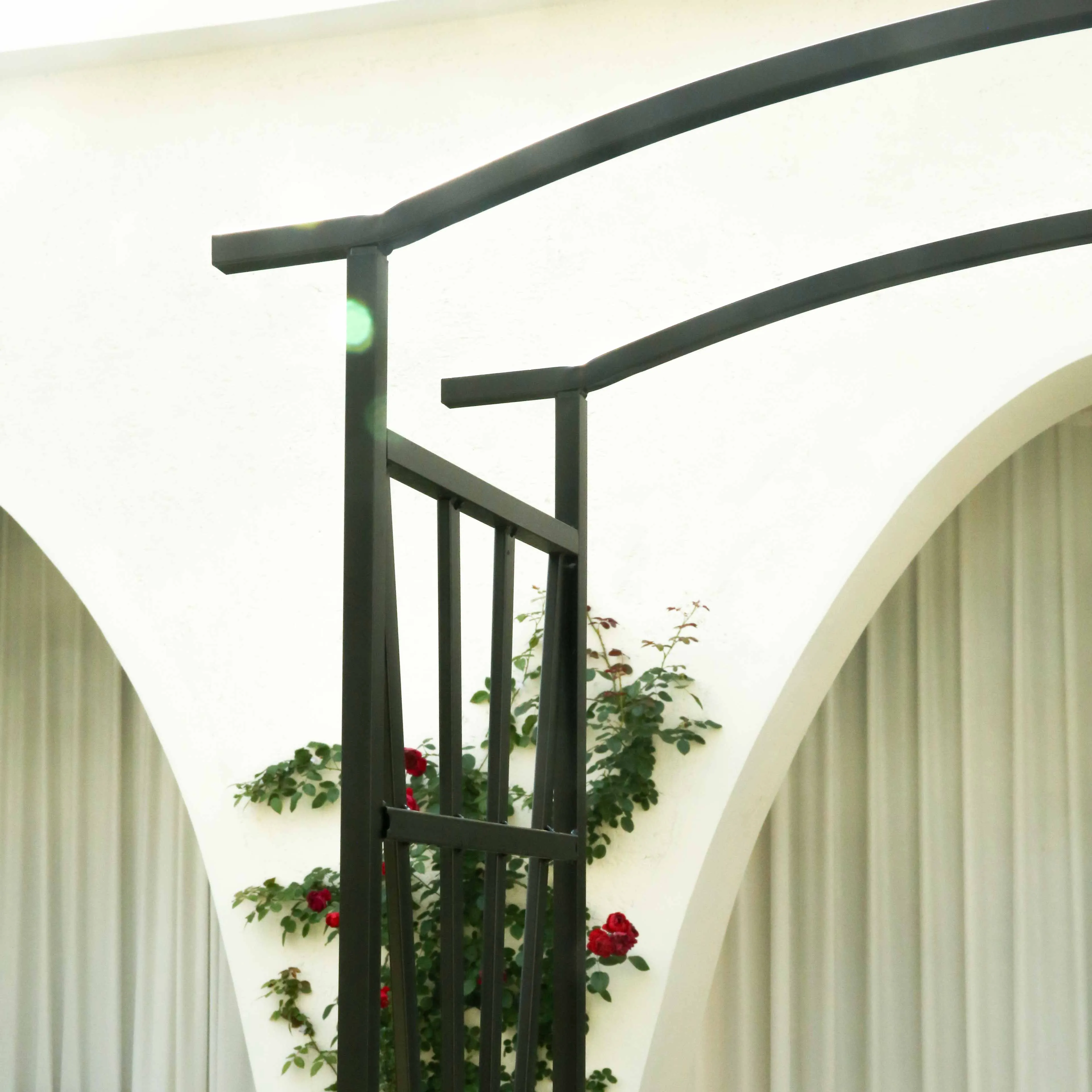Garden Metal Arch with Seat| Heavy Duty Garden Arch