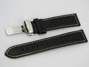 Genuine Italian leather watch strap 20mm