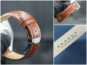 Genuine Italian leather watch strap 20mm