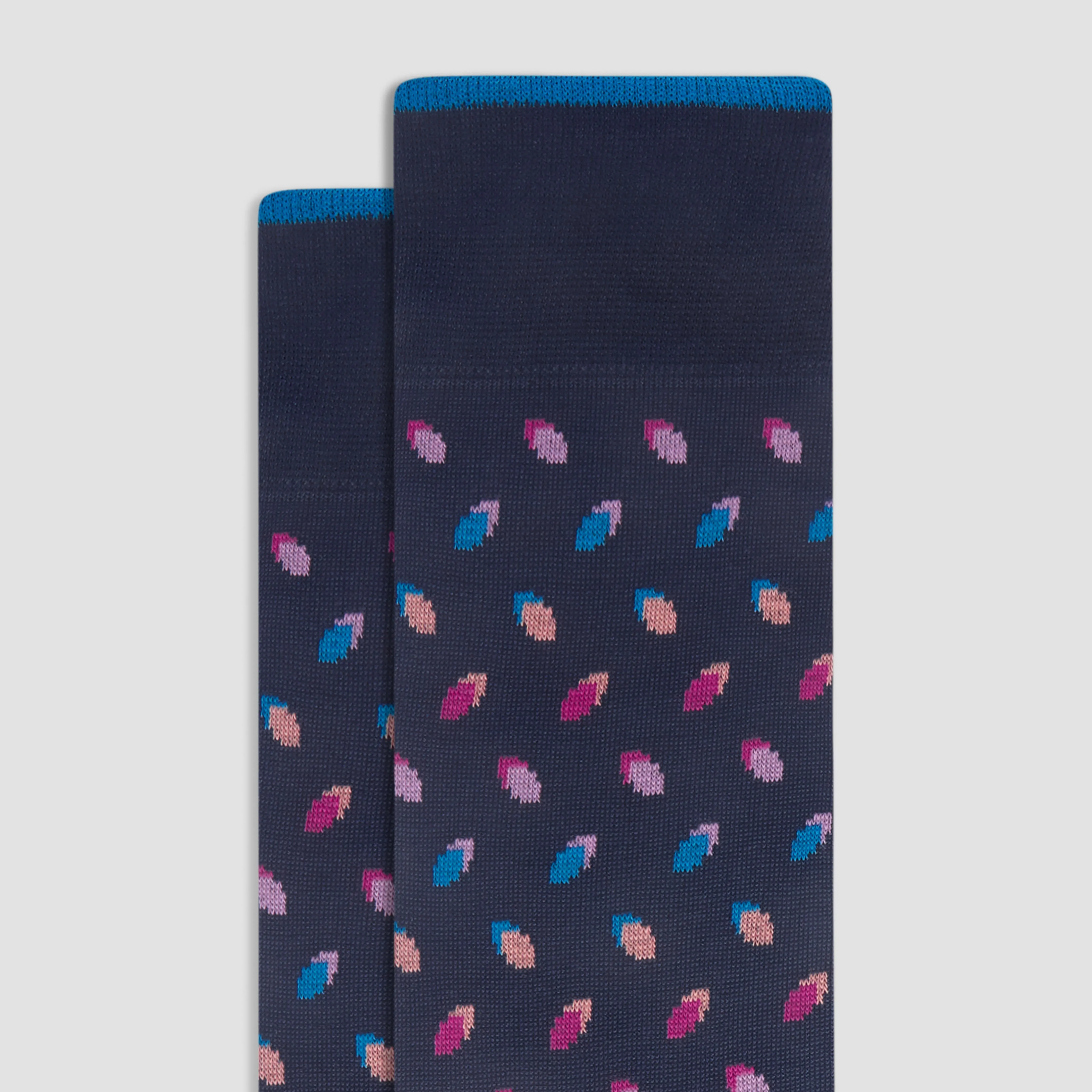 Geometric Mid-Calf Sock