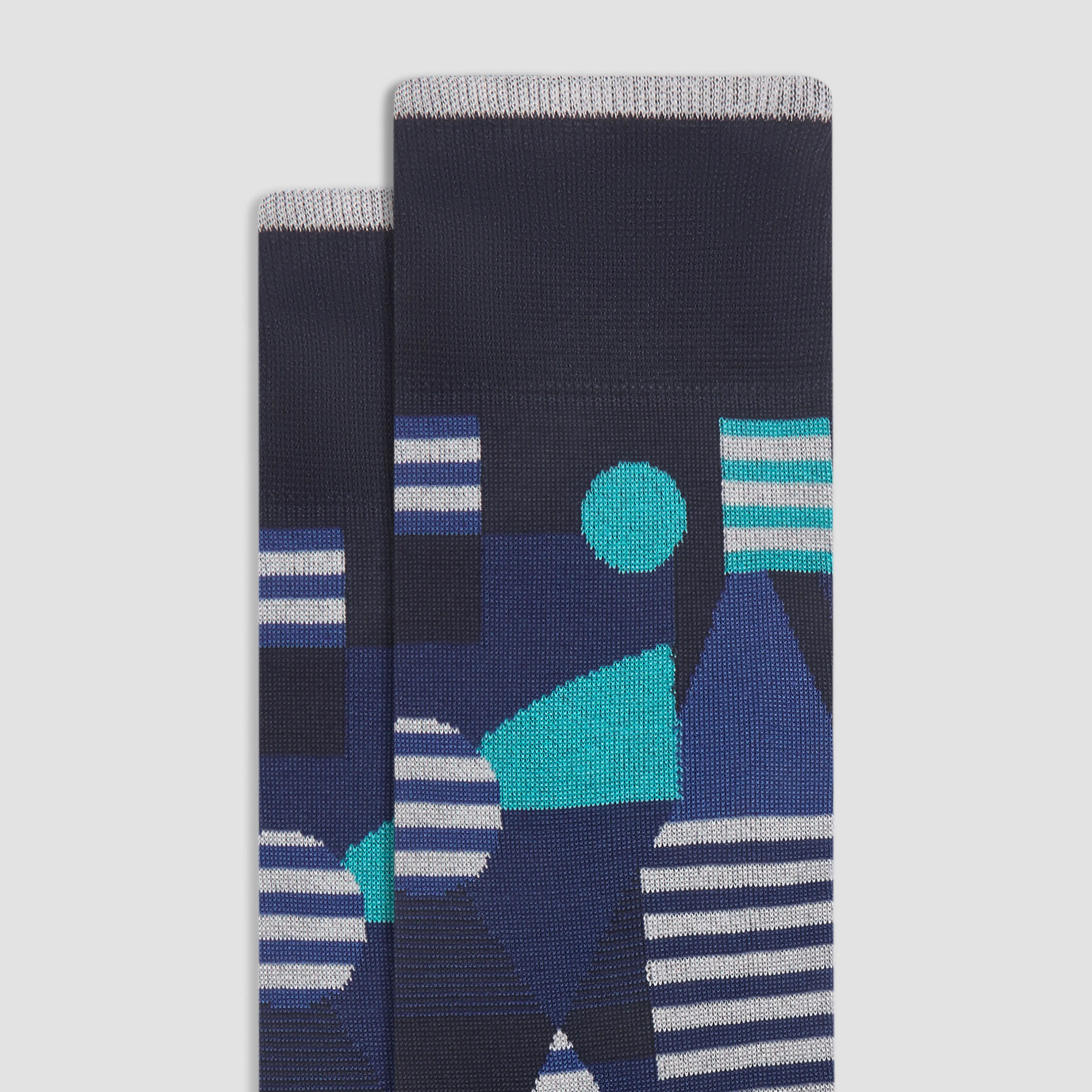 Geometric Mid-Calf Socks
