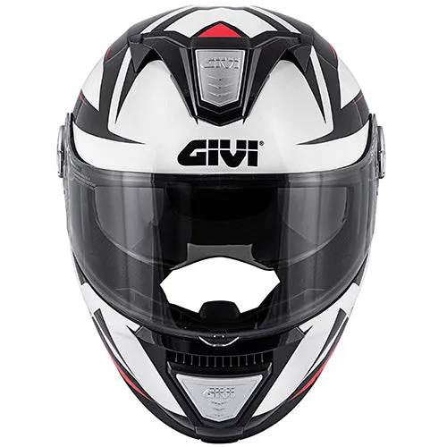 Givi HX23 Modular Flip Face Helmet - black/red
