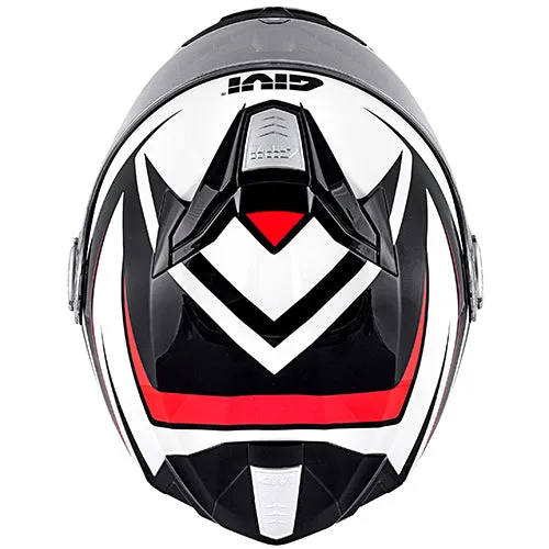 Givi HX23 Modular Flip Face Helmet - black/red