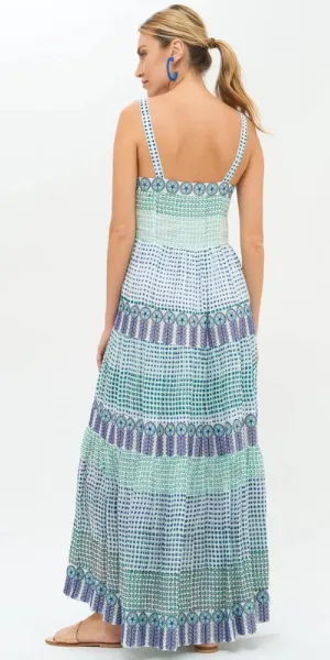 Green Astrid Strappy Maxi