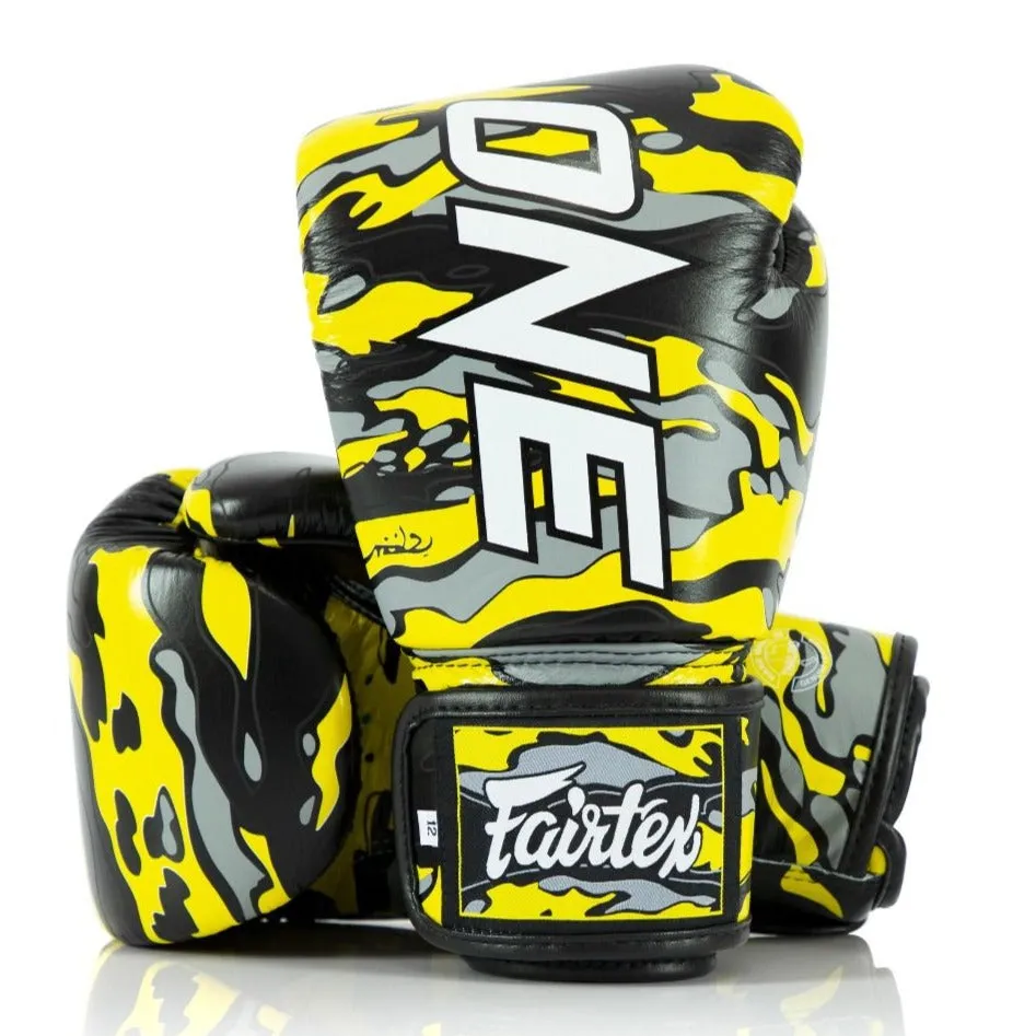 Guantes de boxeo Fairtex One X Mr.Sabotage - 100% Cuero