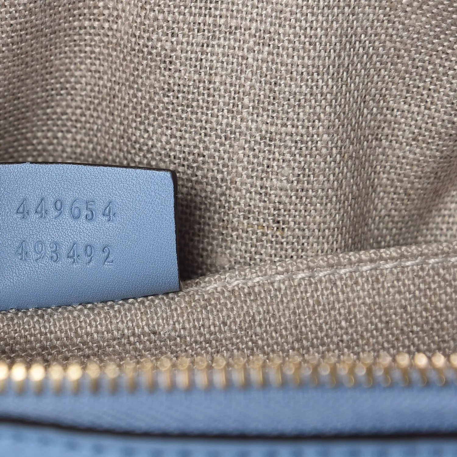 Gucci GG Microguccissima Dome Shoulder Bag in Mineral Blue