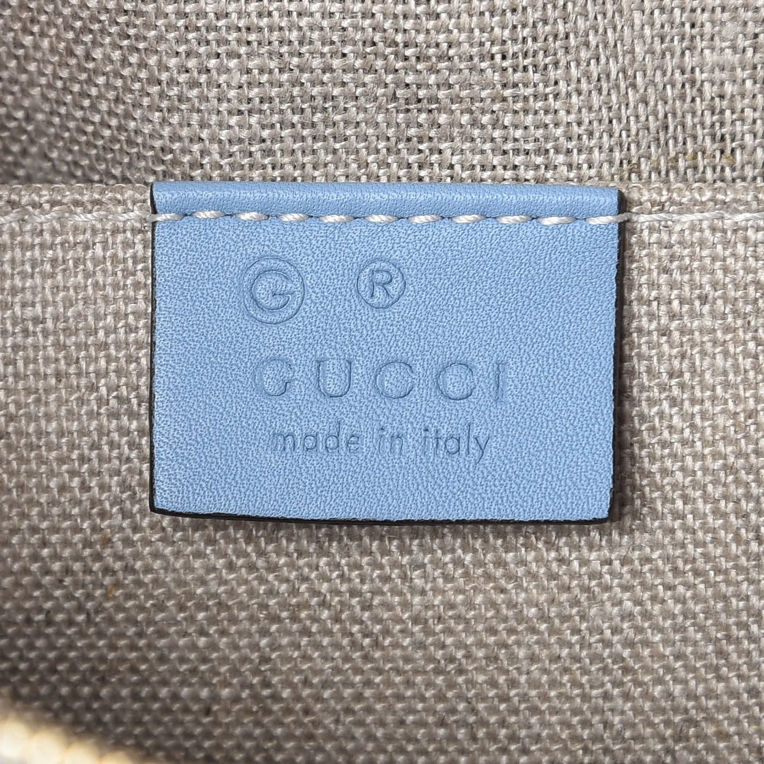 Gucci GG Microguccissima Dome Shoulder Bag in Mineral Blue