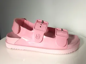 Gucci Pink Rubber Sandals