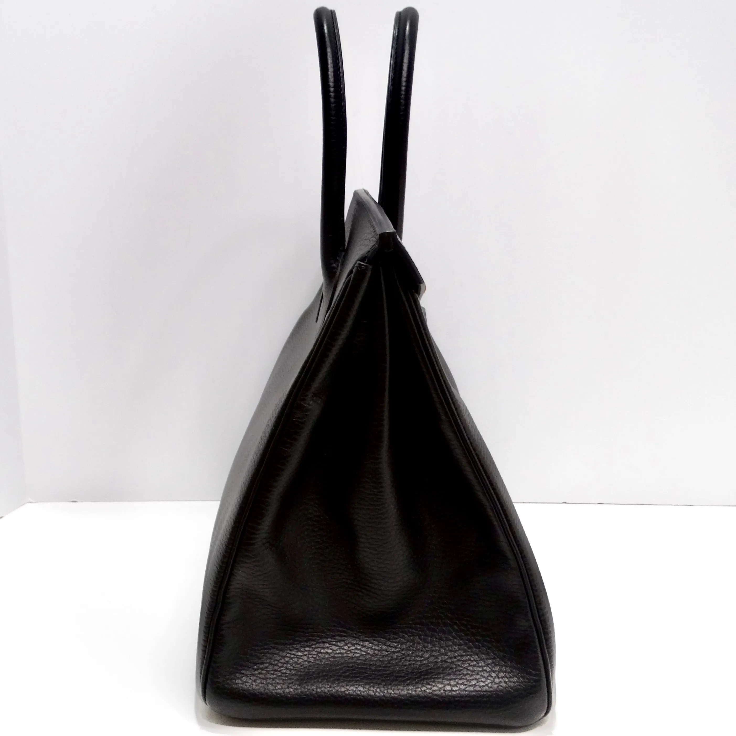 Hermes Birkin 35 in Ardennes Leather Black