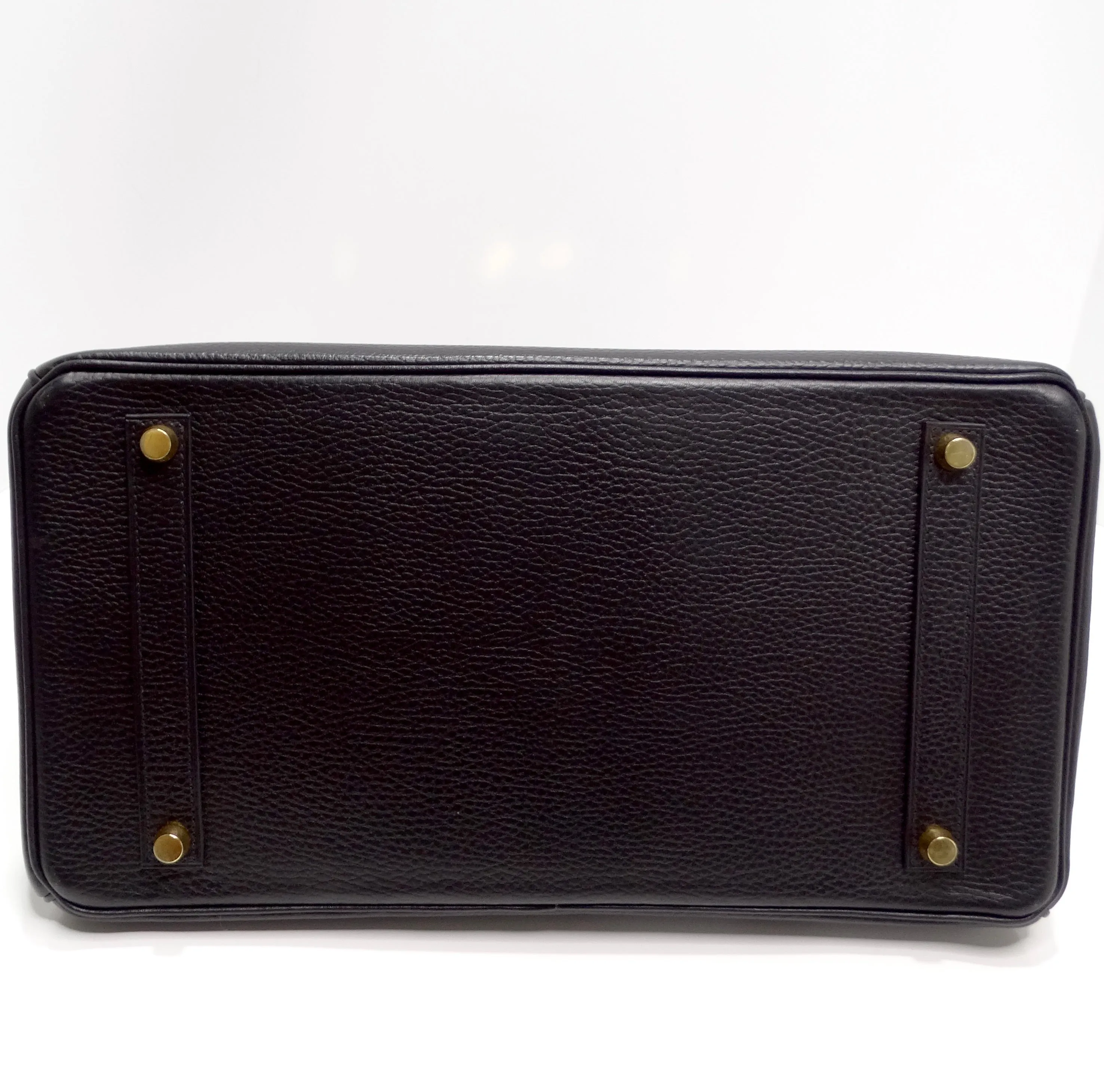 Hermes Birkin 35 in Ardennes Leather Black