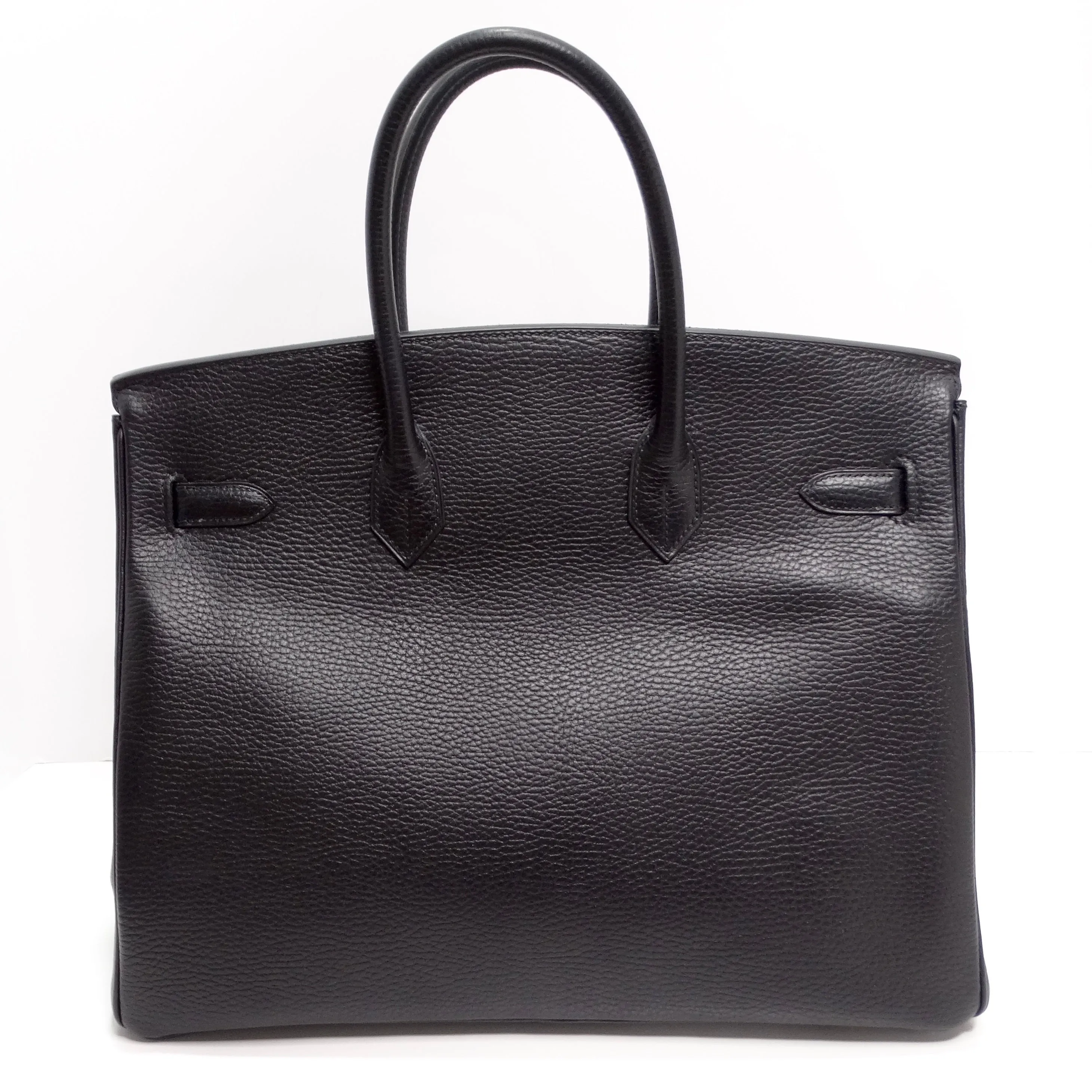 Hermes Birkin 35 in Ardennes Leather Black
