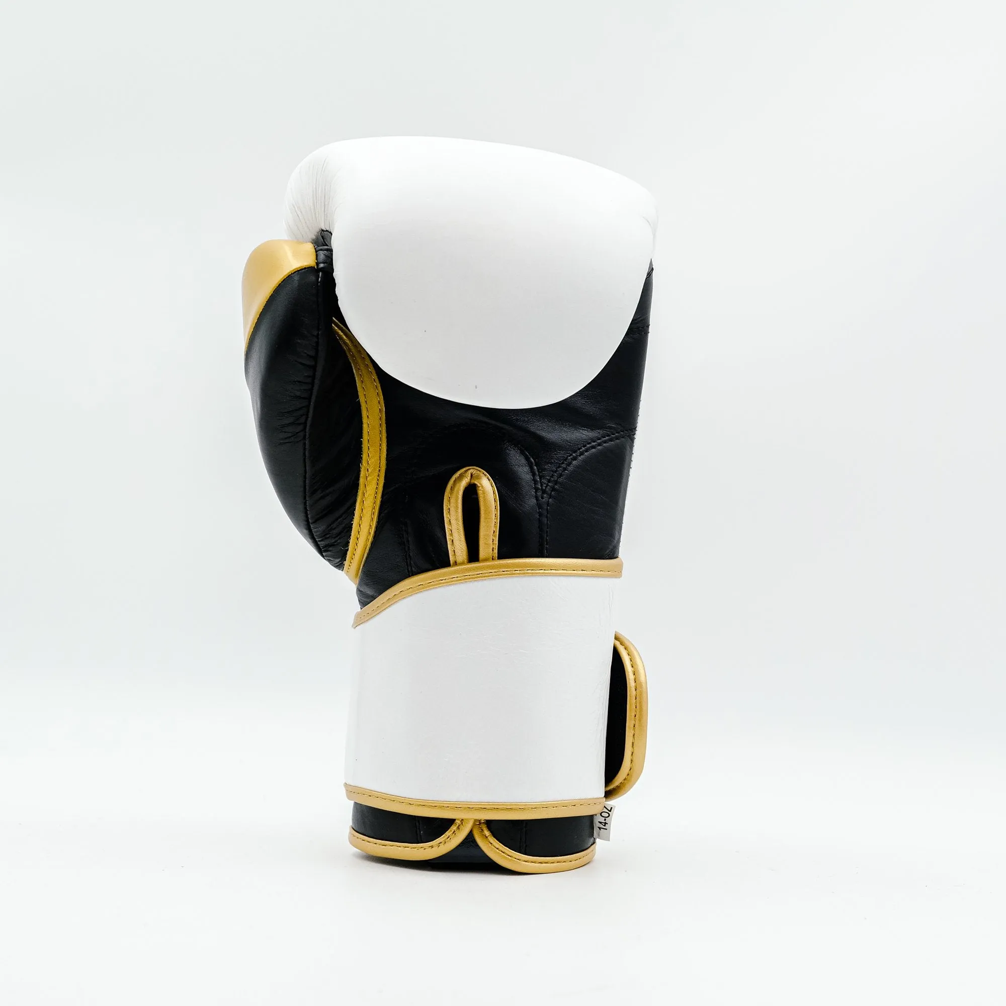 Honey Punch Pro Spar Boxing Glove White / Gold / Black
