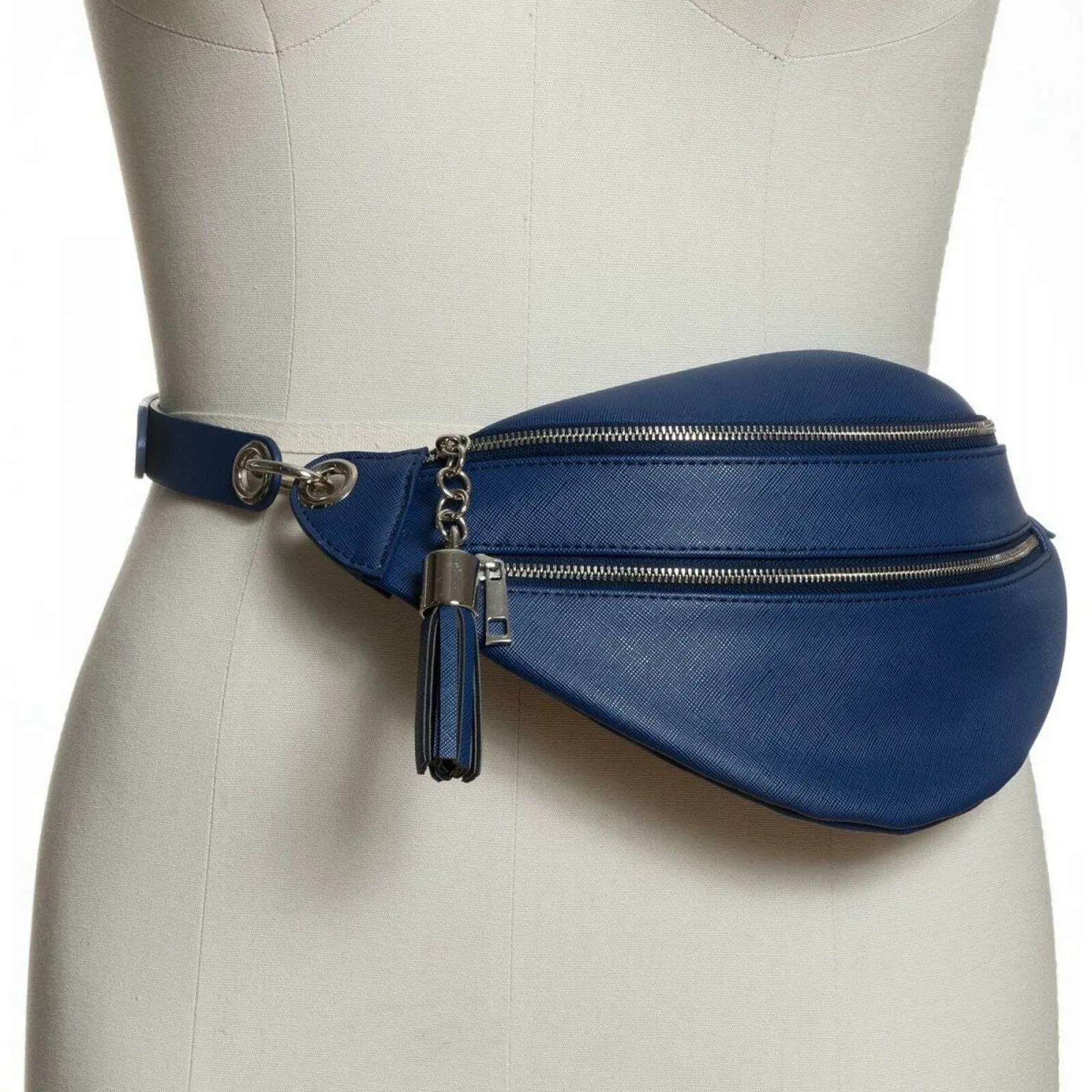INC International Concepts Women's Saffiano Faux Leather Belt Bag