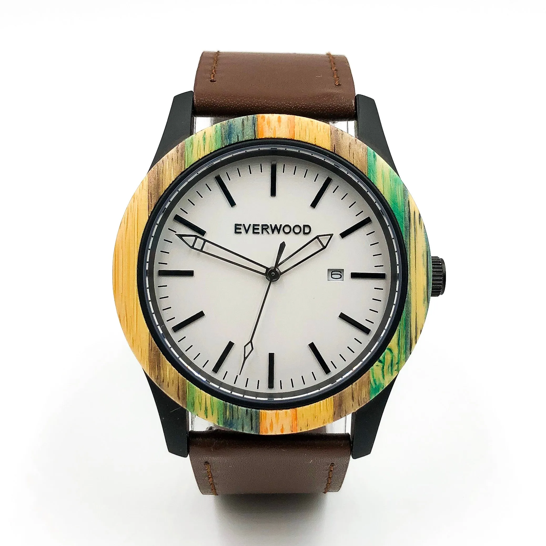 Inverness - Multi Bamboo & Brown Leather
