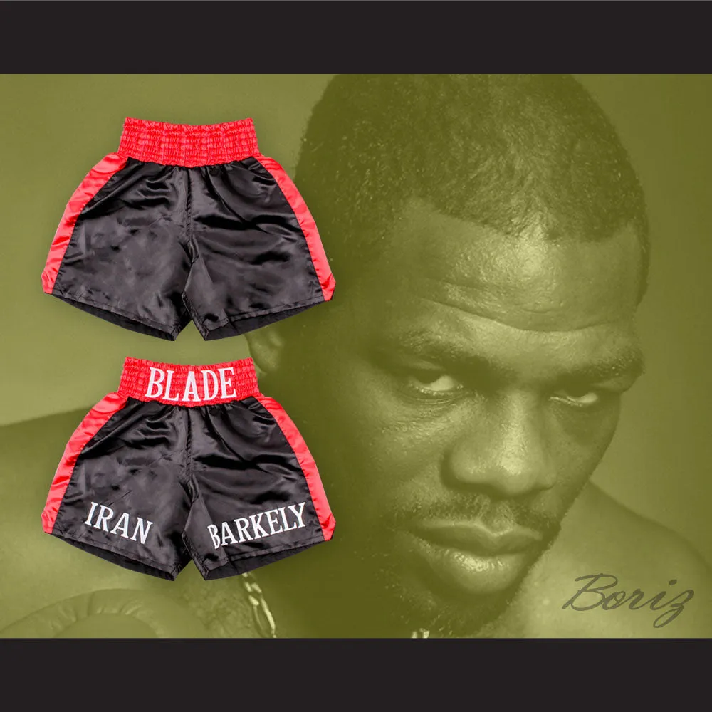 Iran 'The Blade' Barkley Black Boxing Shorts