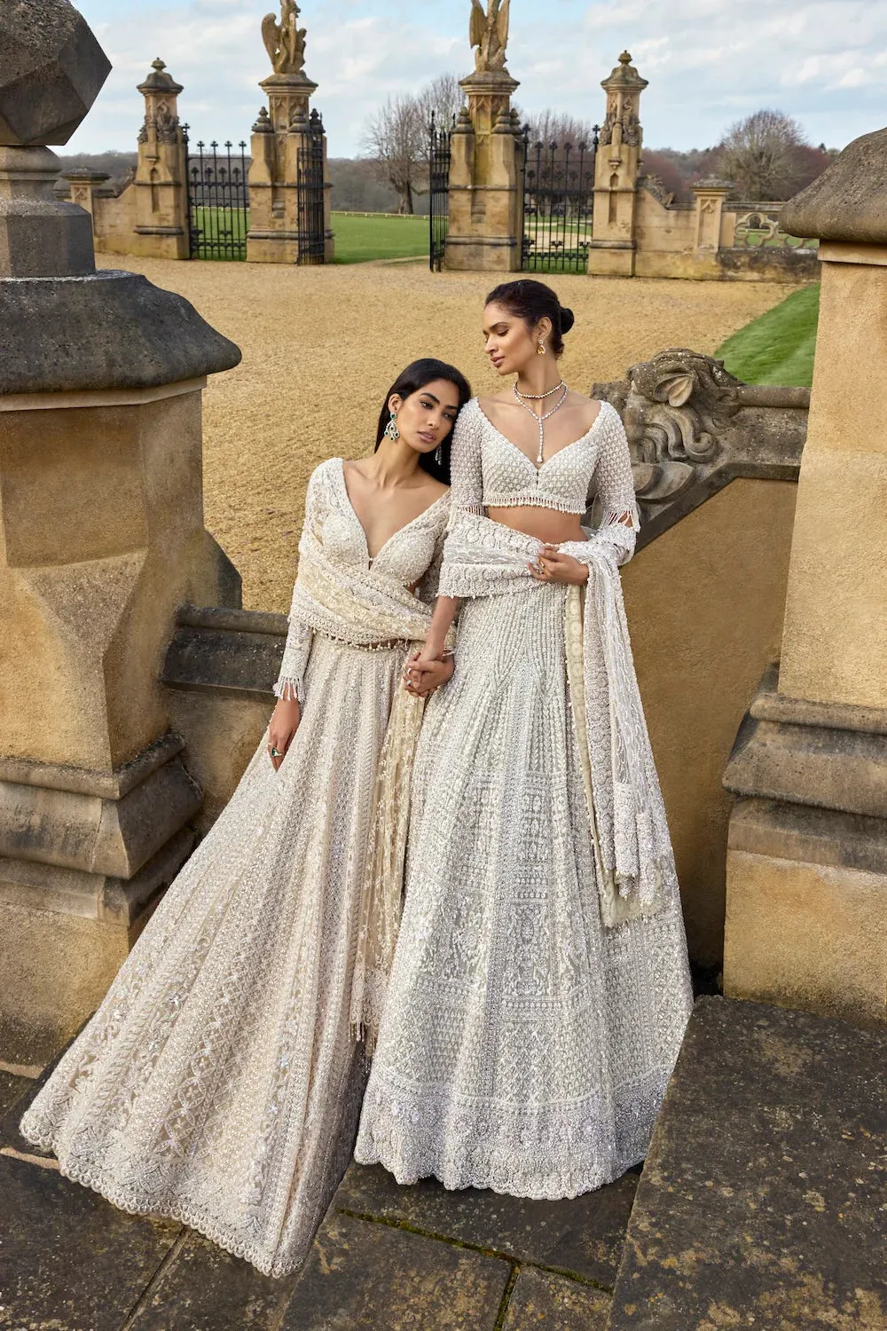 Ivory Pearl Lehenga Set