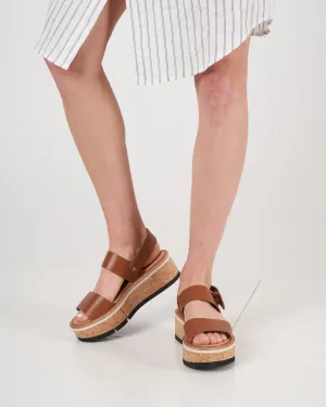 ivy wedge - cuir