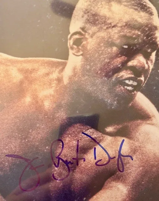 James Buster Douglas vs Tyson 16x20 size authentic signed autographed Boxing photo, Certified