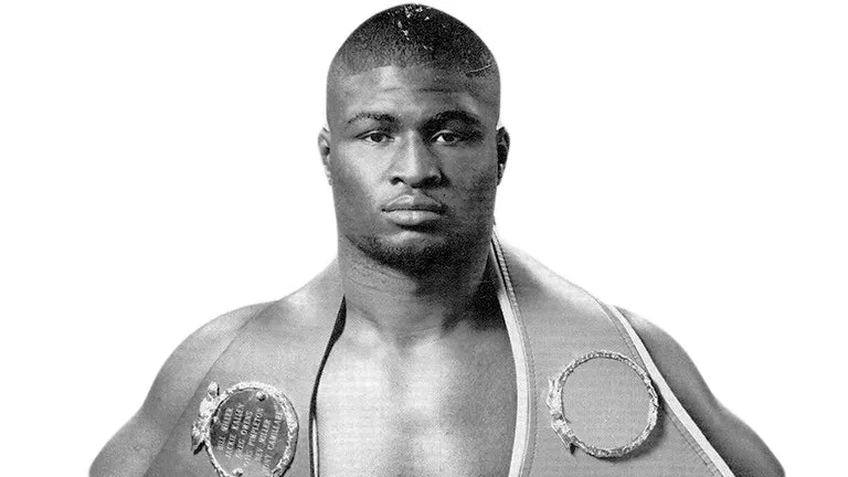 James "Lights Out" Toney Autographed 8x10 boxing photo vs Roy Jones Jr.