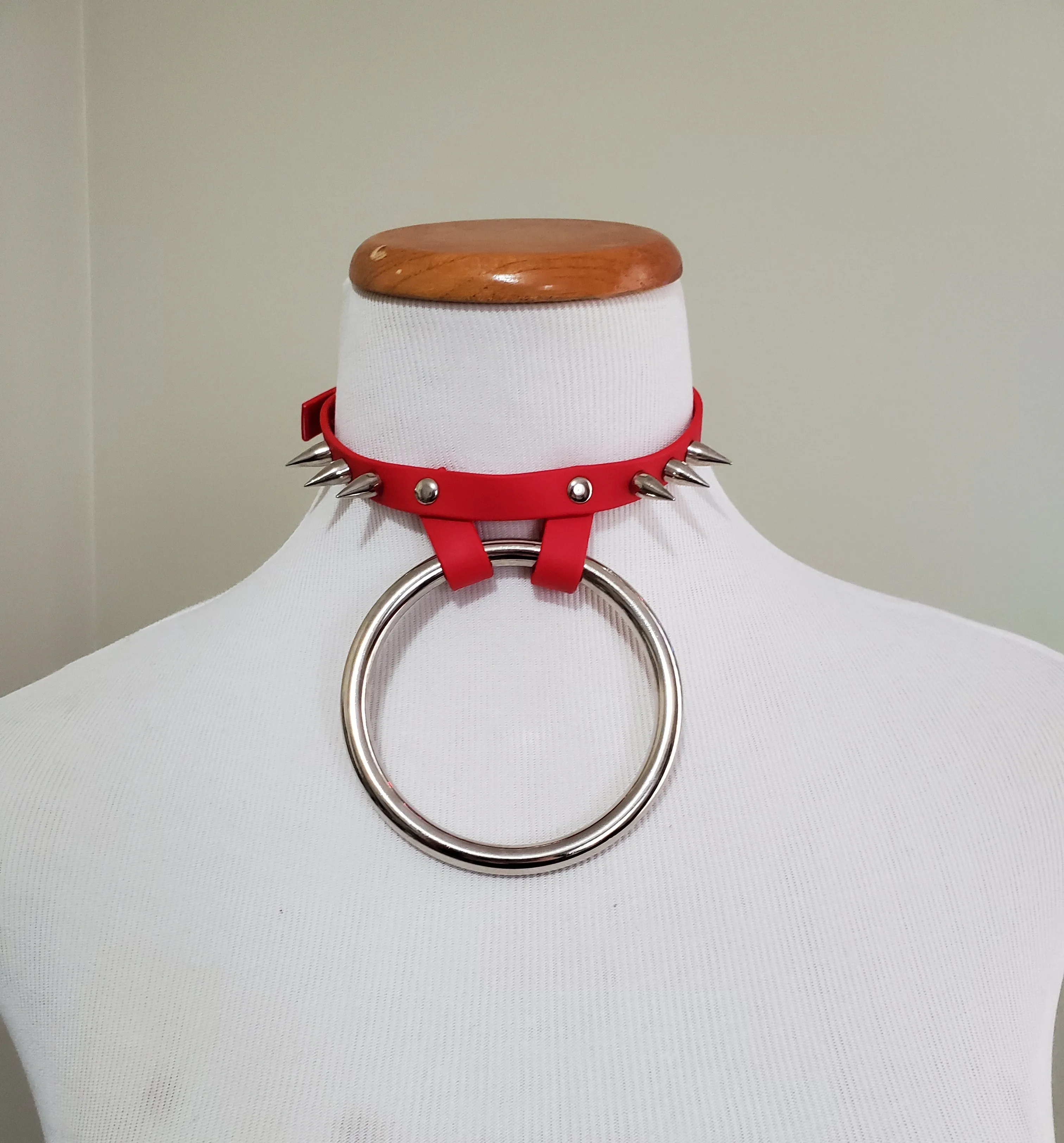 Jett vegan biothane or leather collar