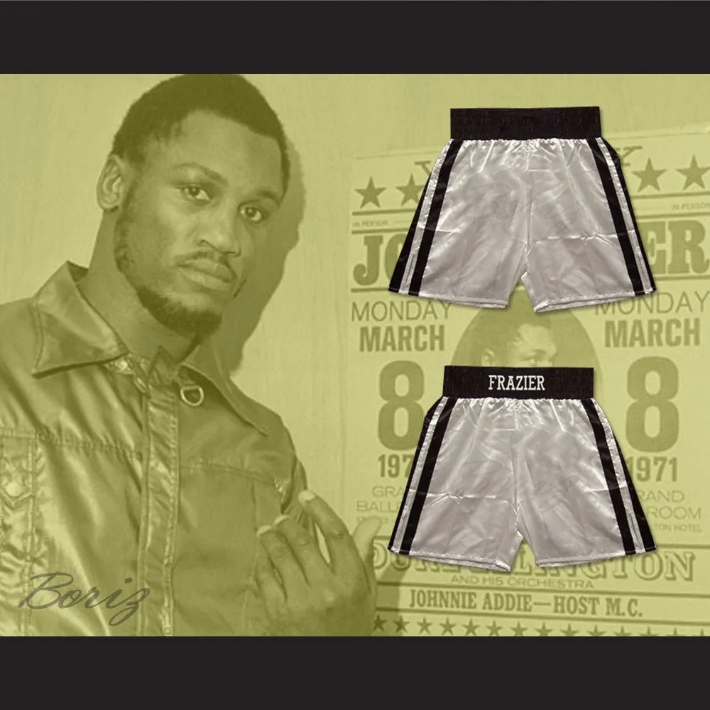 Joe Frazier White Boxing Shorts