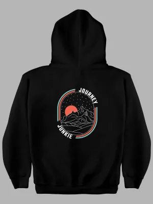 Journey Junkie Back Printed Cotton Hoodie for Men & Women