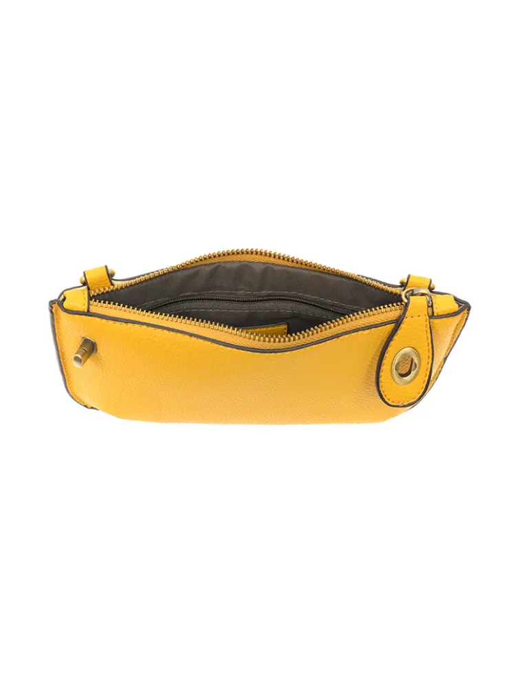 Joy Susan: Mini Crossbody & Wristlet in Goldenrod