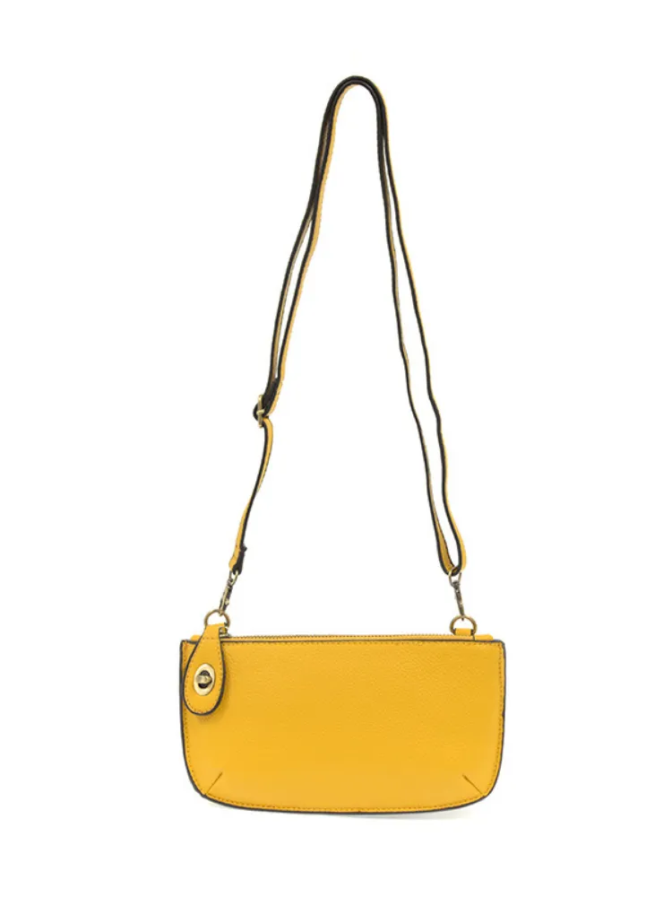 Joy Susan: Mini Crossbody & Wristlet in Goldenrod
