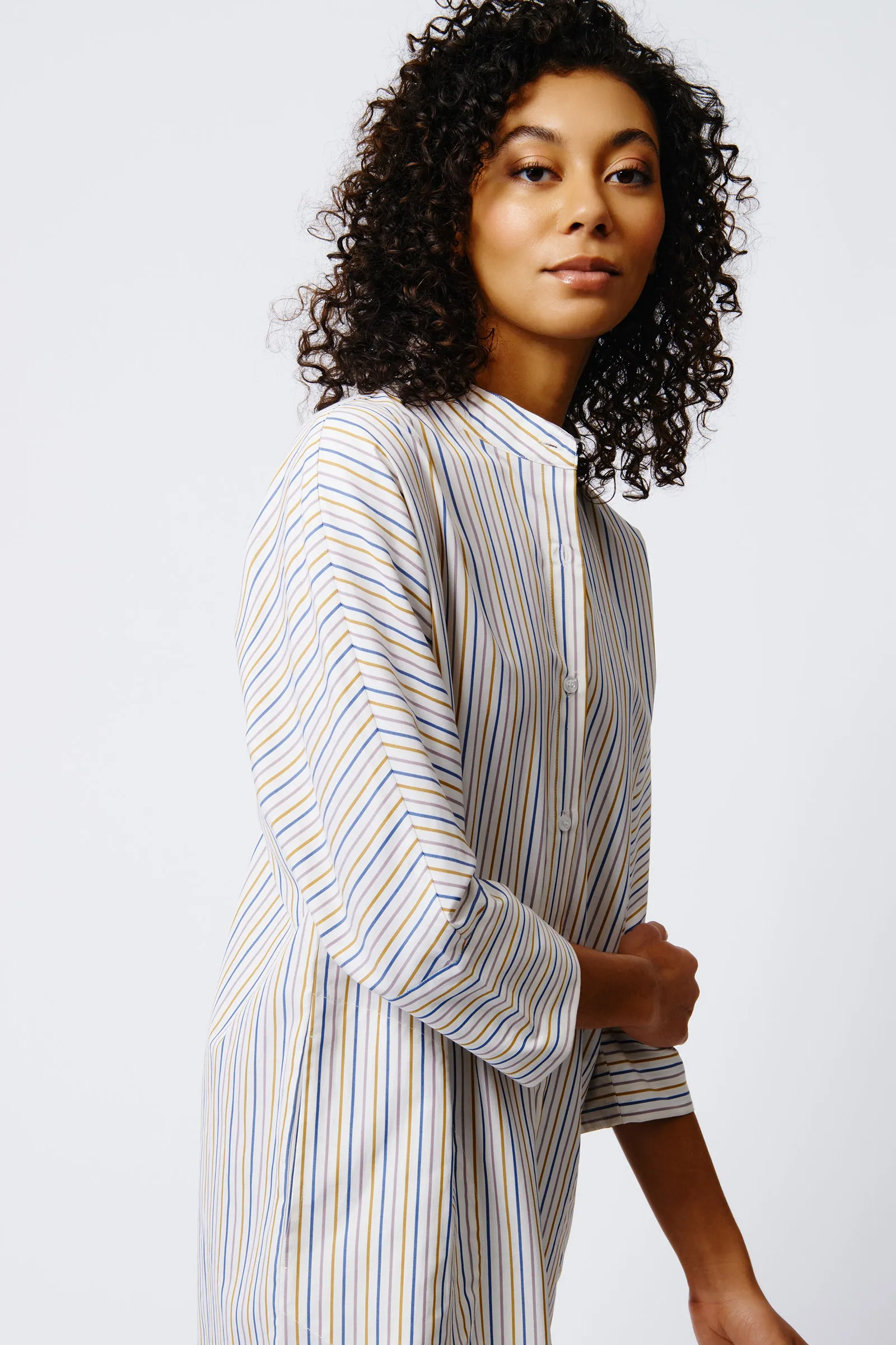 June Shirt Dress - Multi Stripe
